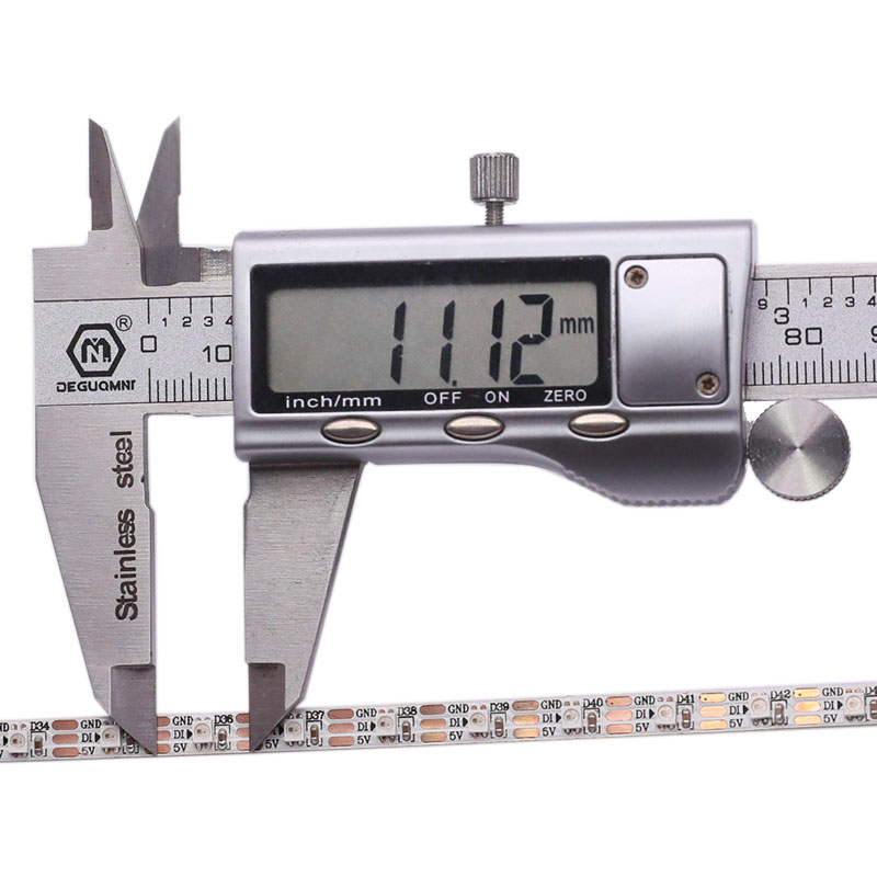 SK6805(Similar to SK6812) SMD2427 RGB 90LEDS/M DC5V Ultra Slim 5MM-Wide Digital Intelligent Addressable LED Strip Lights - 1m/3.28ft per roll SK6805(Similar to SK6812) SMD2427 RGB 90LEDS/M DC5V Ultra Slim 5MM-Wide Digital Intelligent Addressable LED Strip Lights - 1m/3.28ft per roll